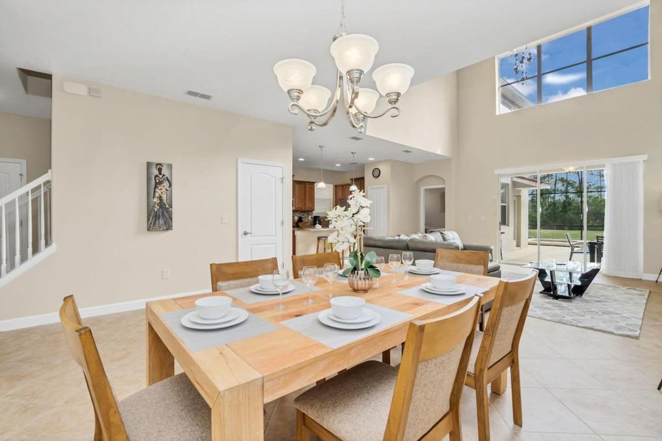 Near Disney - 5Br Home- Games Pool Hot Tub & Bbq Kissimmee Esterno foto