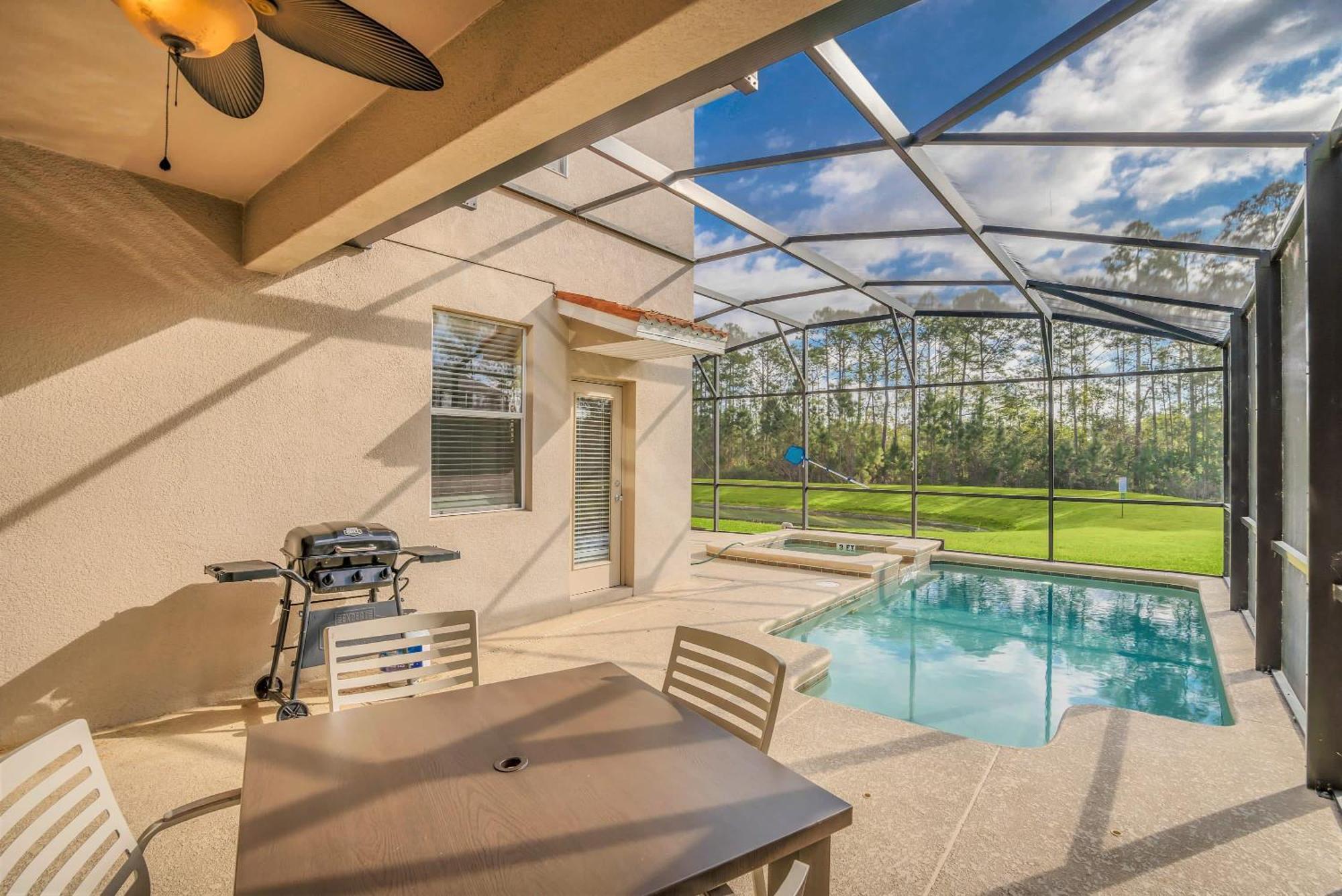 Near Disney - 5Br Home- Games Pool Hot Tub & Bbq Kissimmee Esterno foto